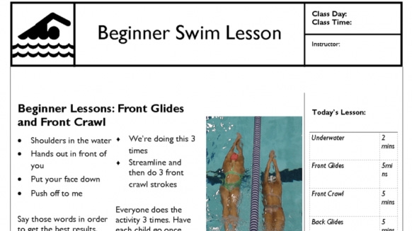 The Essentials of Swimming Lesson Plans