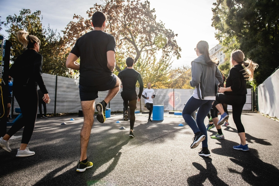 crossfit class outside