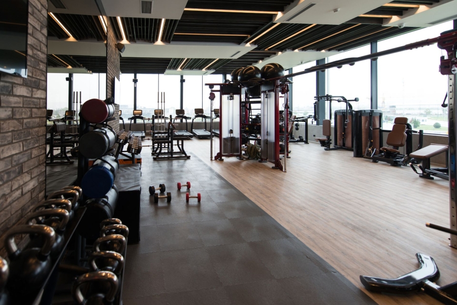 modern gym inferior