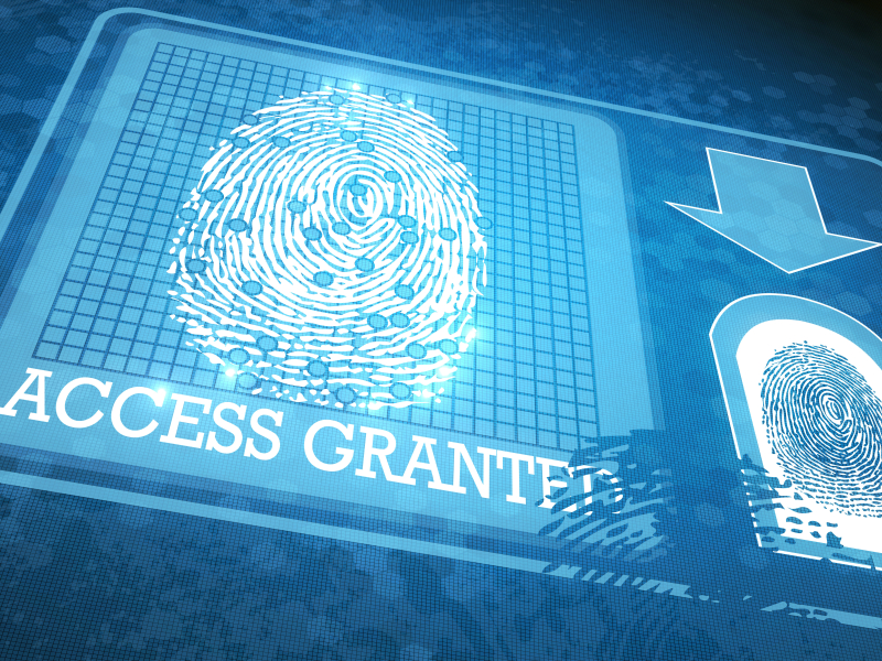 Fingerprint biometric access