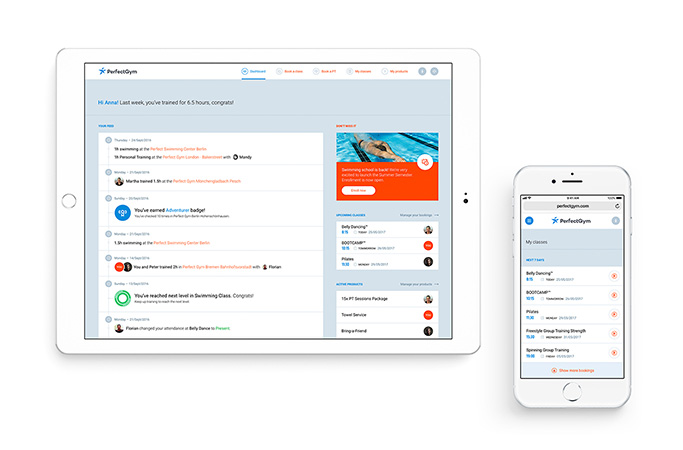 Perfect Gym intuitive client portal