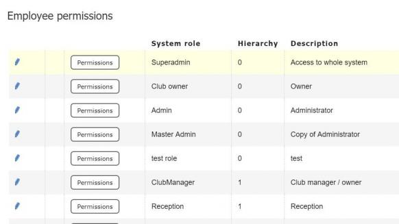 Perfect Gym streamline gym operations screenshot of the PG system preferences tool