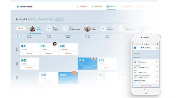 PerfectGym streamline gym operations PG client-facing portal class booking